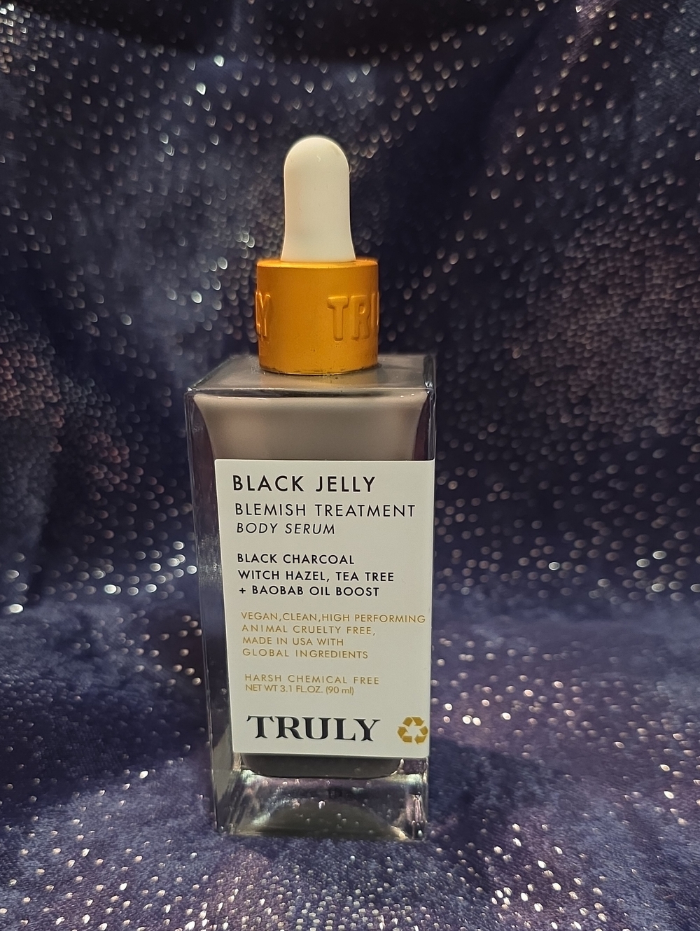 Truly Black Jelly Blemish Treatment Body Serum - Black Charcoal